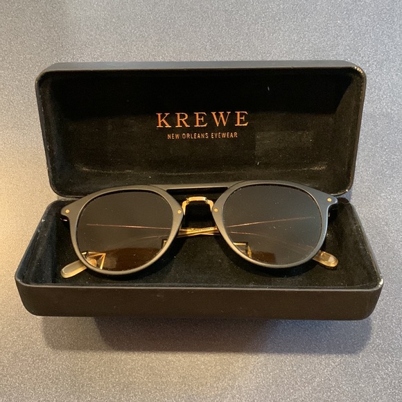 KREWE Accessories Krewe Gravier Black Sunglasses Aso Royal Poshmark